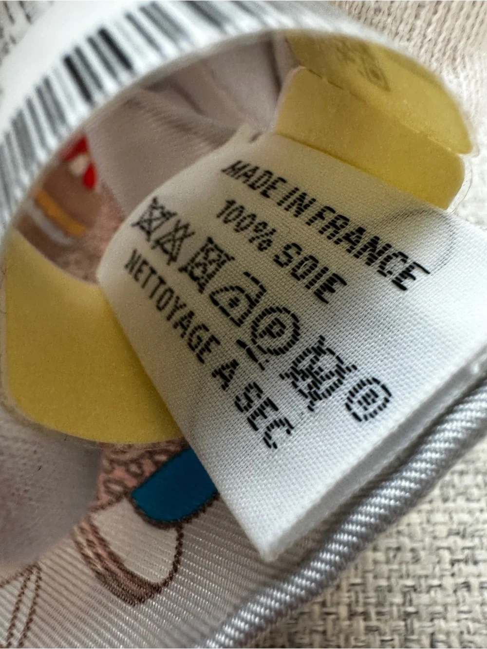 Hermes La Patisserie Francaise scarf 45